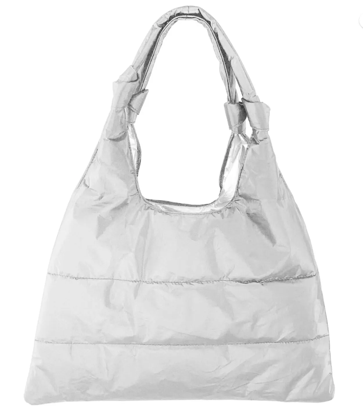 Hi Love Travel Love Me "Knot" Puffer Purse Tote