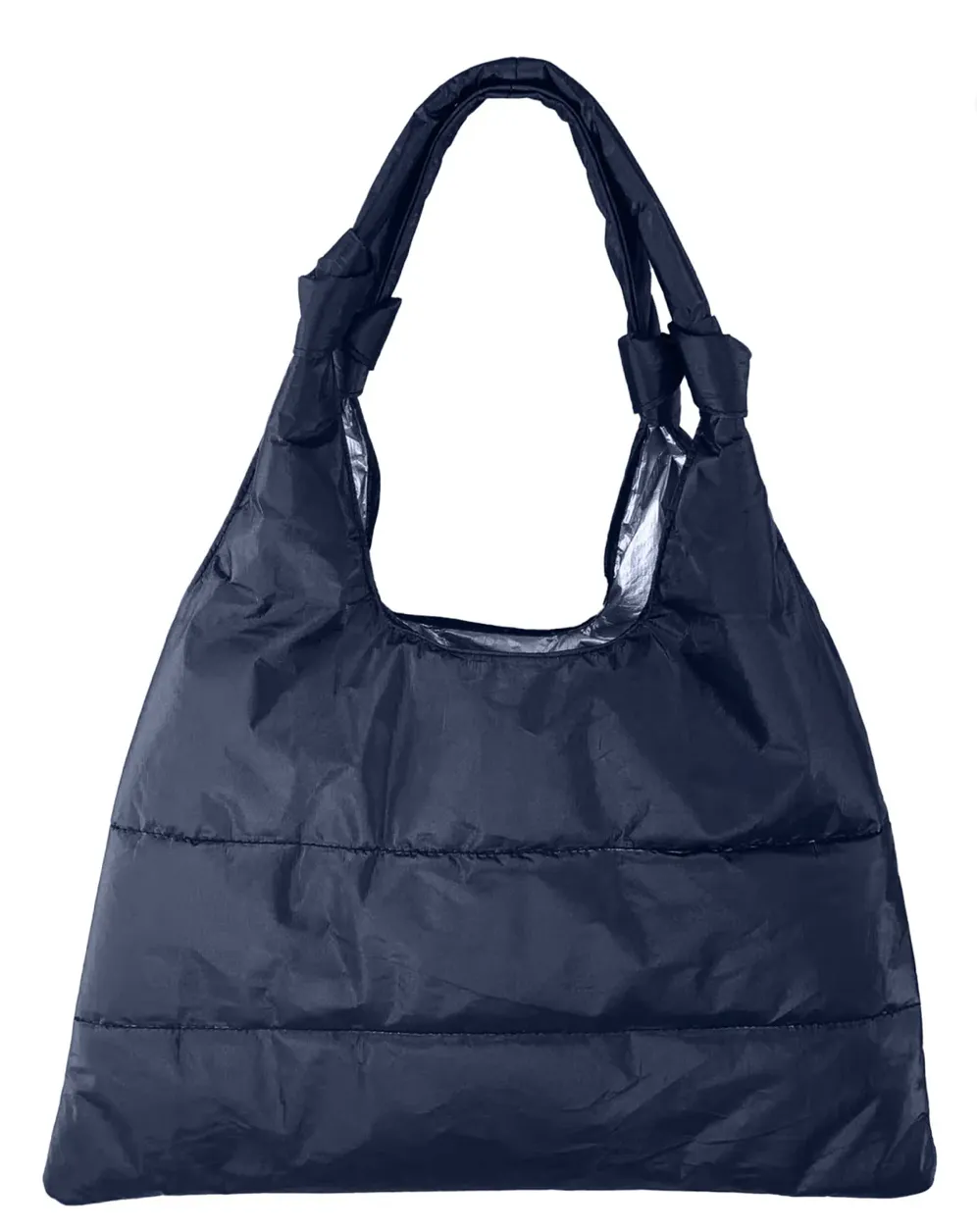 Hi Love Travel Love Me "Knot" Puffer Purse Tote