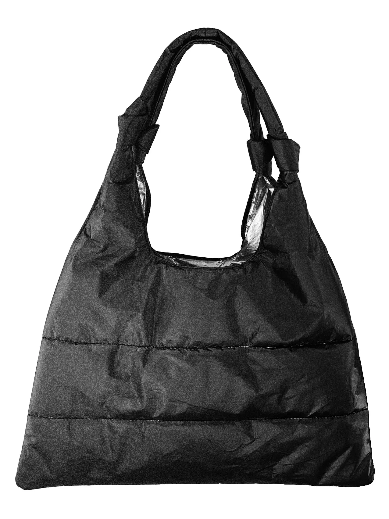 Hi Love Travel Love Me "Knot" Puffer Purse Tote