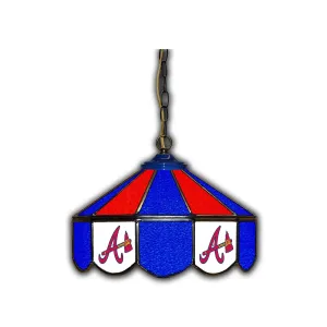Imperial Atlanta Braves 14-in. Stained Glass Pub Light