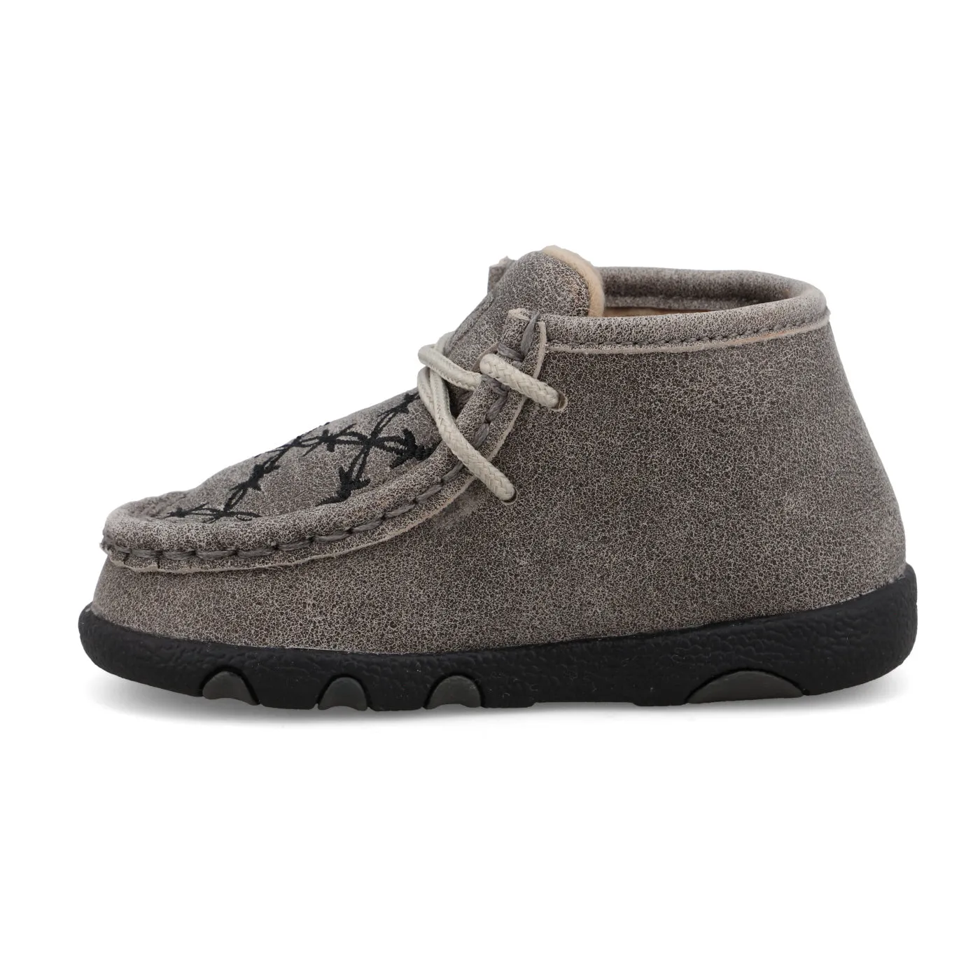 Infant/Toddler Twisted X Grey & Black Moc