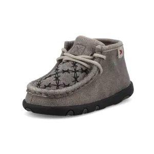 Infant/Toddler Twisted X Grey & Black Moc