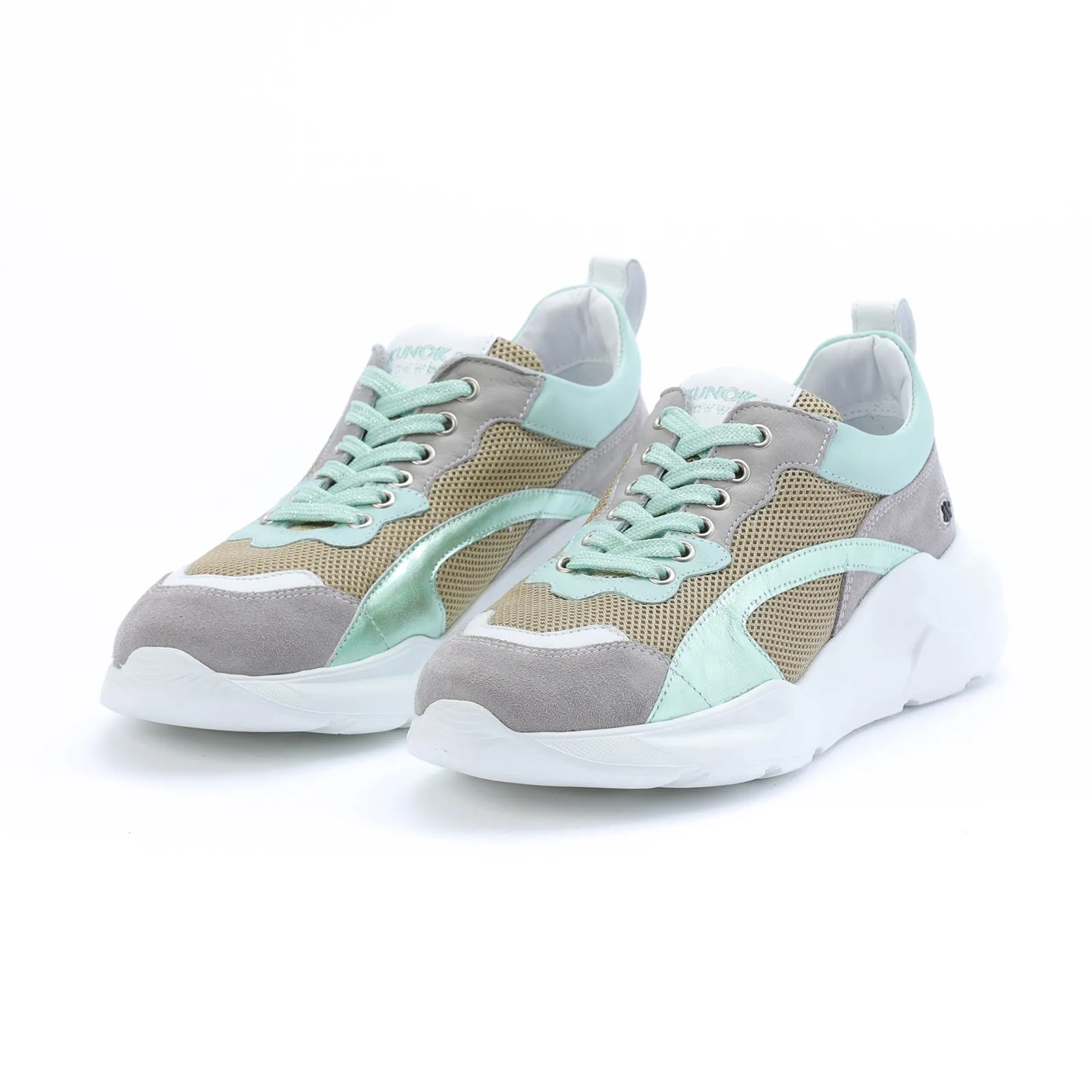 IZZI platform sneaker - galactic mint