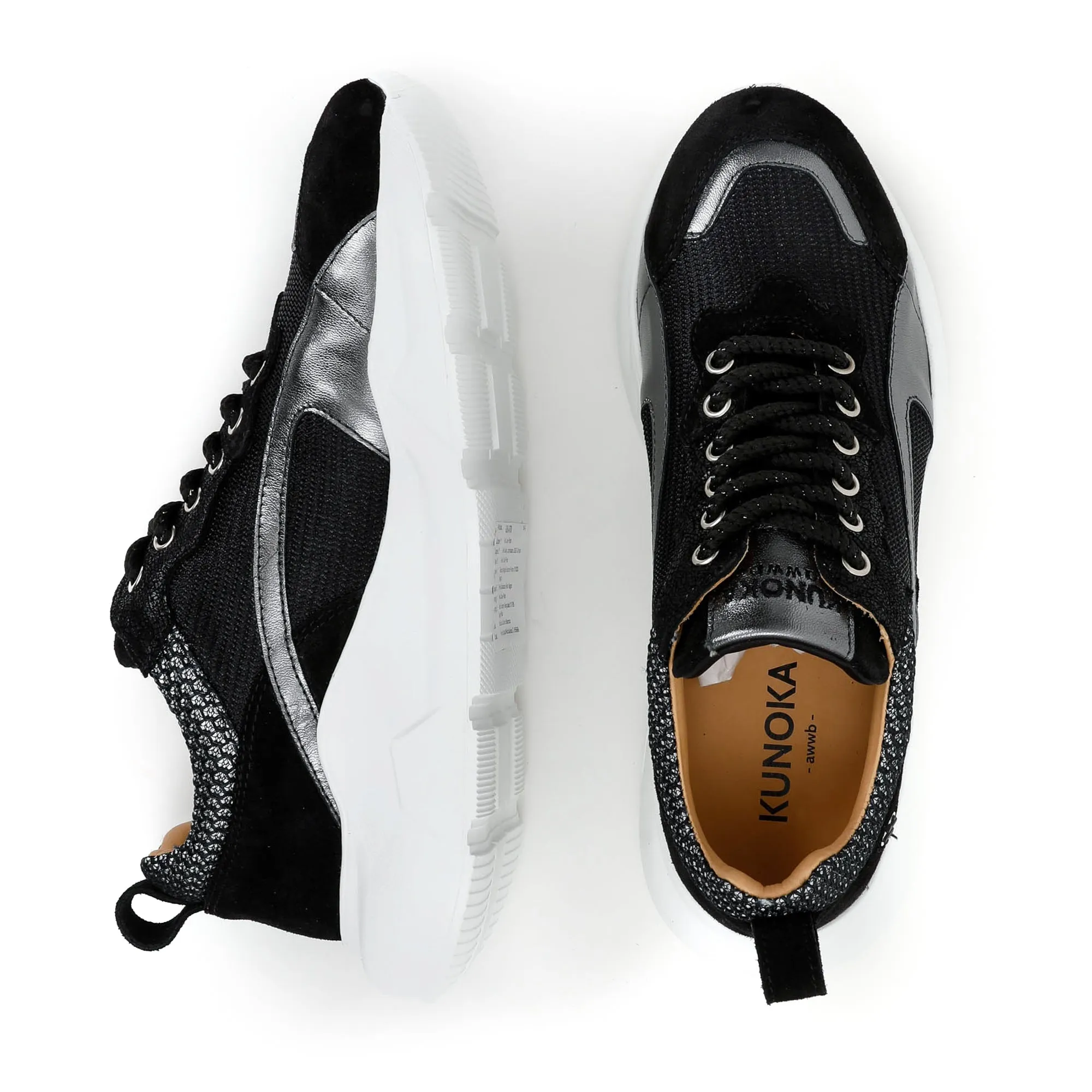 IZZI platform sneaker - Raven