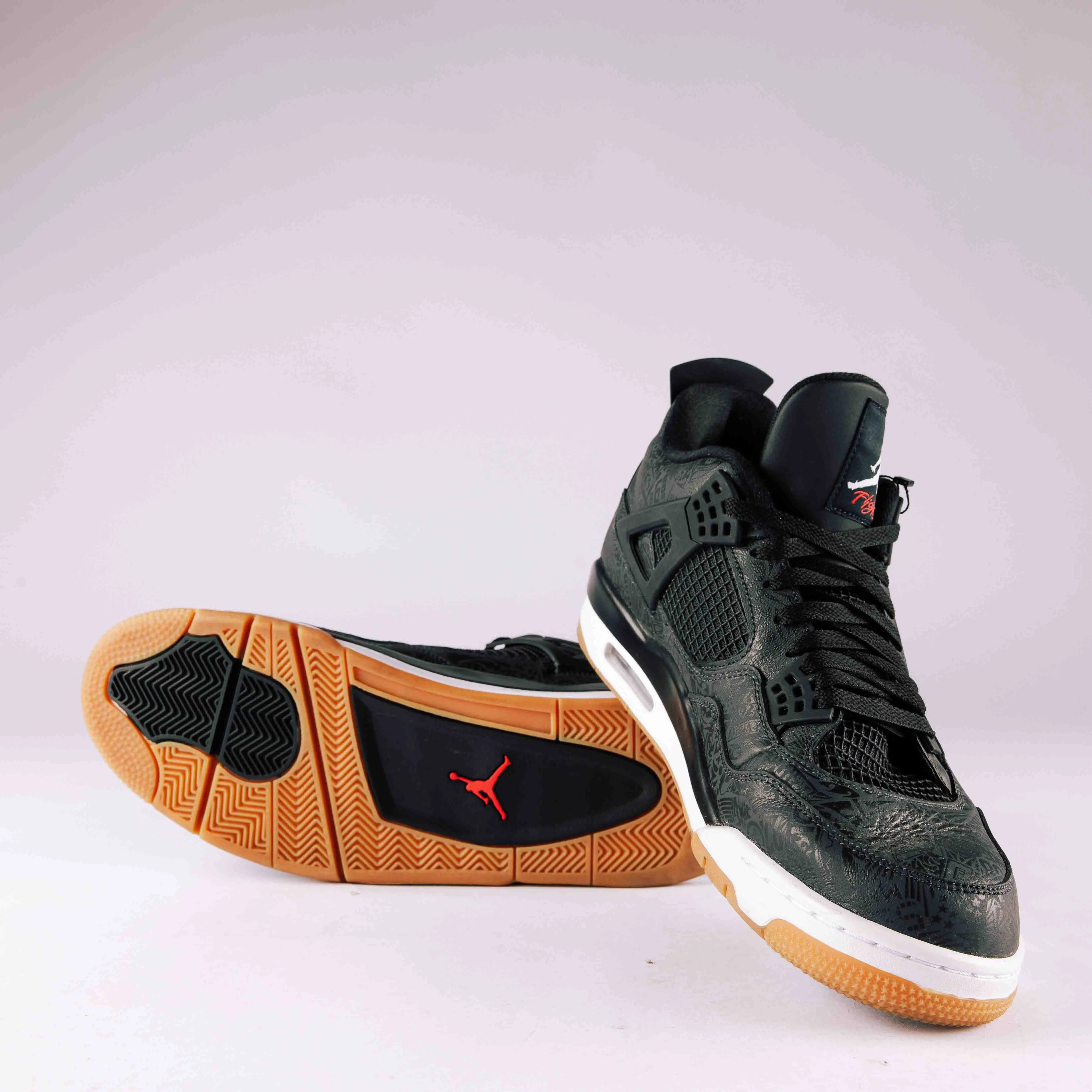 Jordan 4 Retro Laser Black Gum - Used - 0181