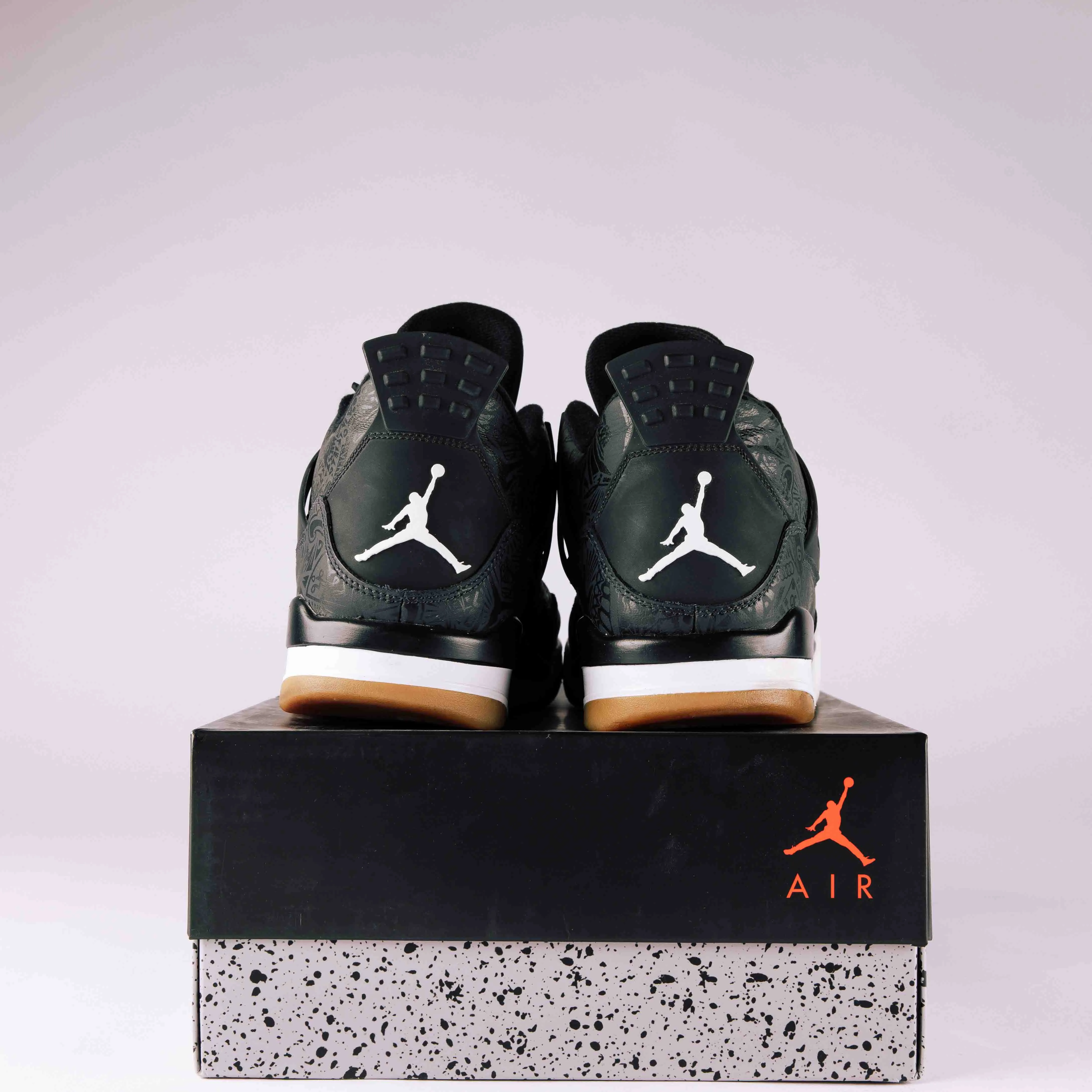 Jordan 4 Retro Laser Black Gum - Used - 0181