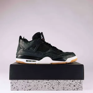 Jordan 4 Retro Laser Black Gum - Used - 0181