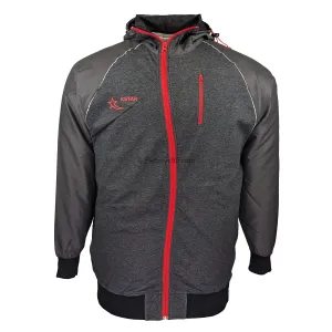 K Star Sports Full Zip Hoody - KSS001 - Charcoal