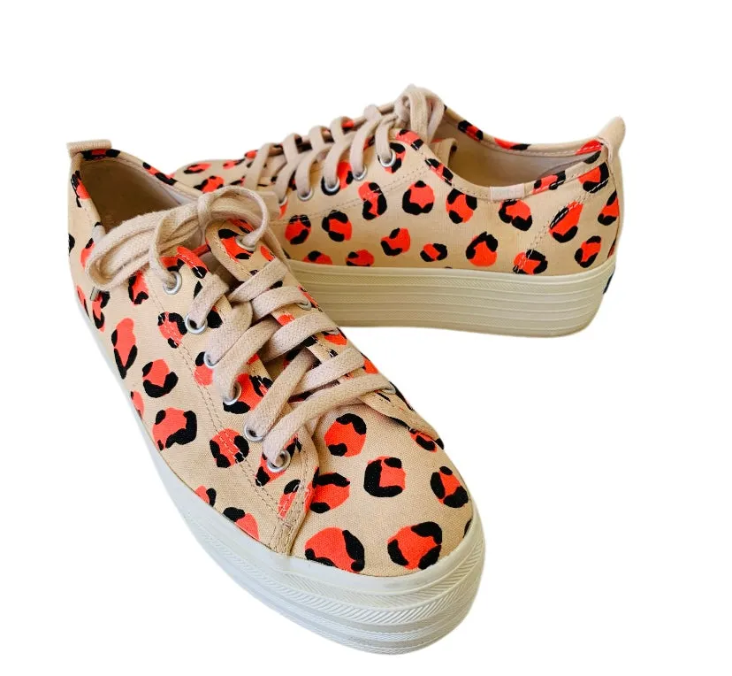 Keds Platform Leopard Cheetah Print Sneaker Size 7.5