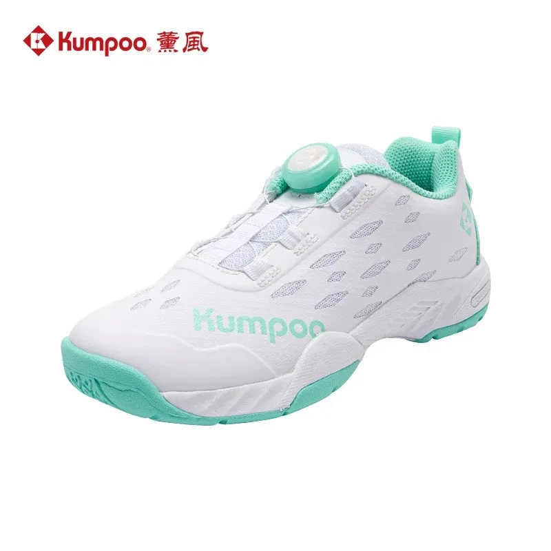 Kumpoo KH-J08 Kid Badminton Shoes White/Green
