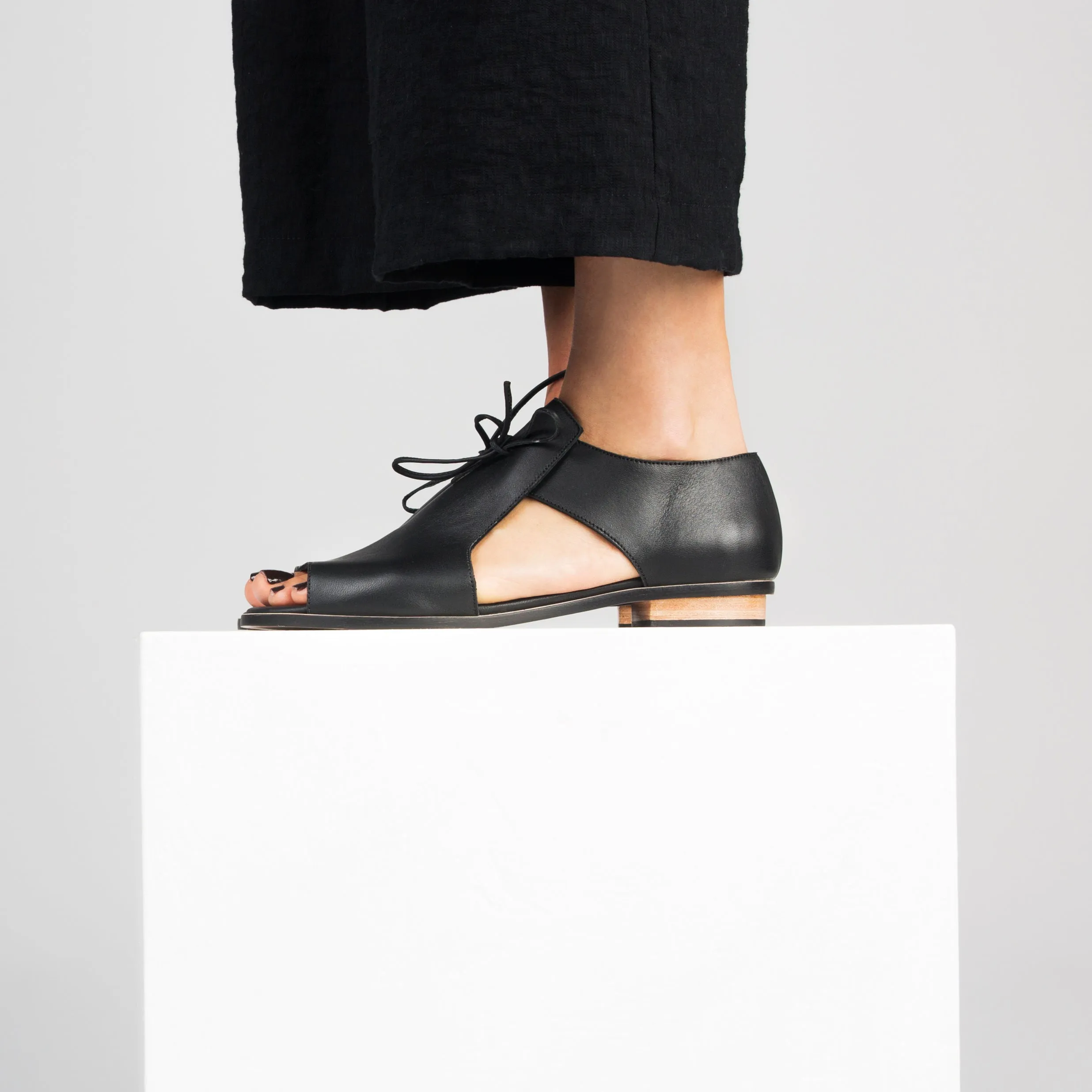Lisa Black Sandals