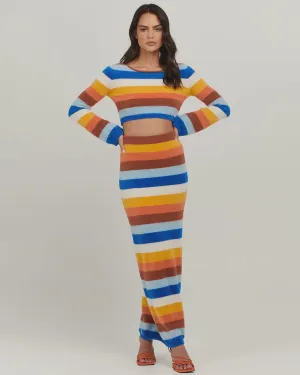 Mariana Knit Top - Multi Stripe
