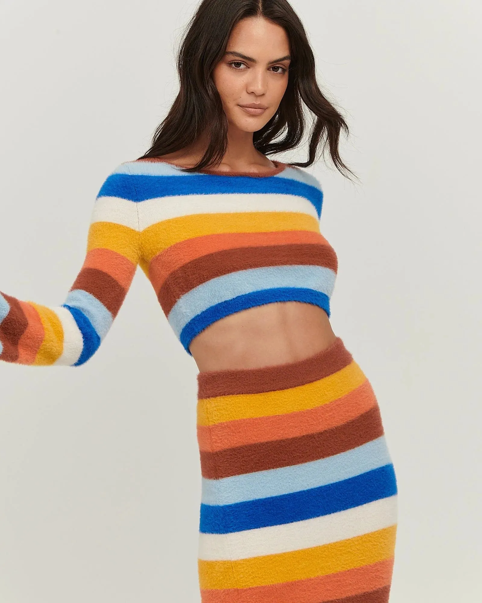 Mariana Knit Top - Multi Stripe