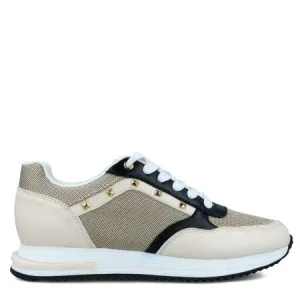 MB 23139 Beige & Black Colour Sneakers