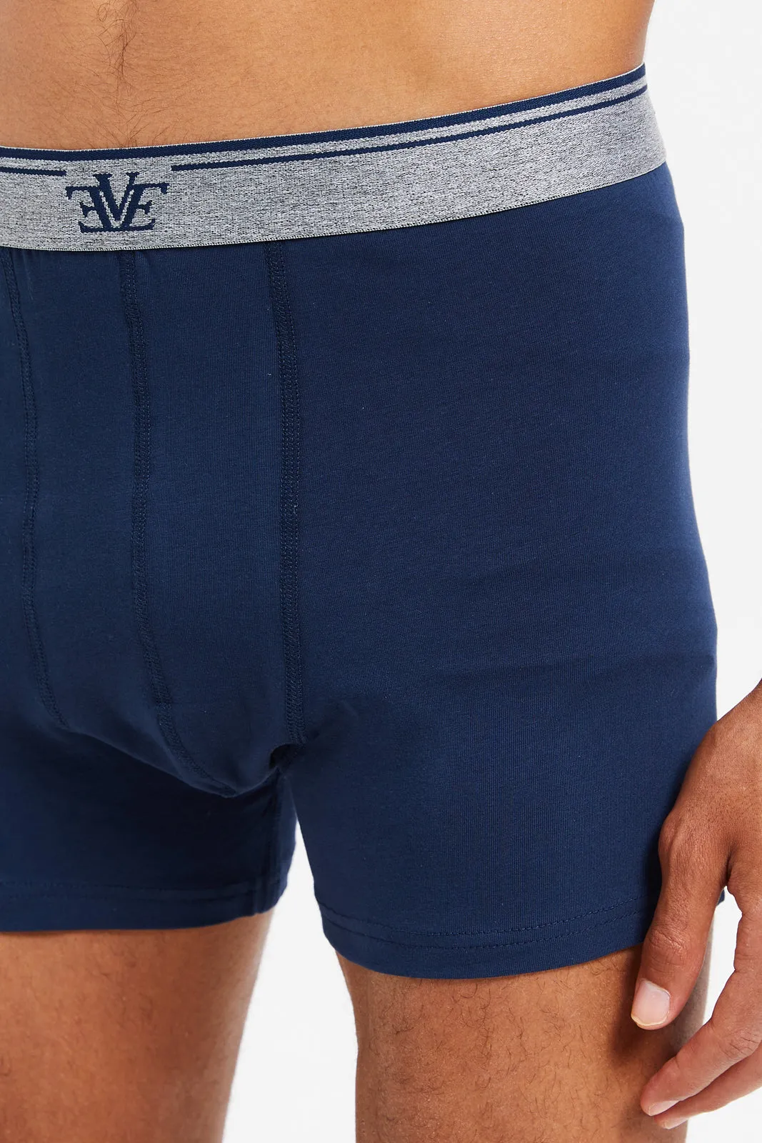 Men Navy Hipster Briefs (Pack of 2)