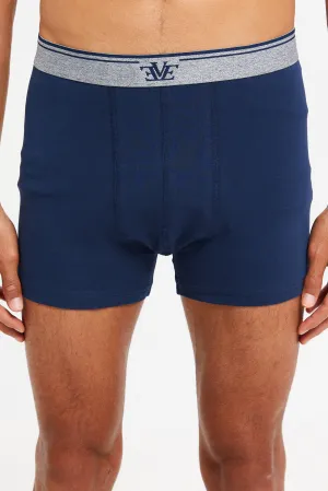 Men Navy Hipster Briefs (Pack of 2)