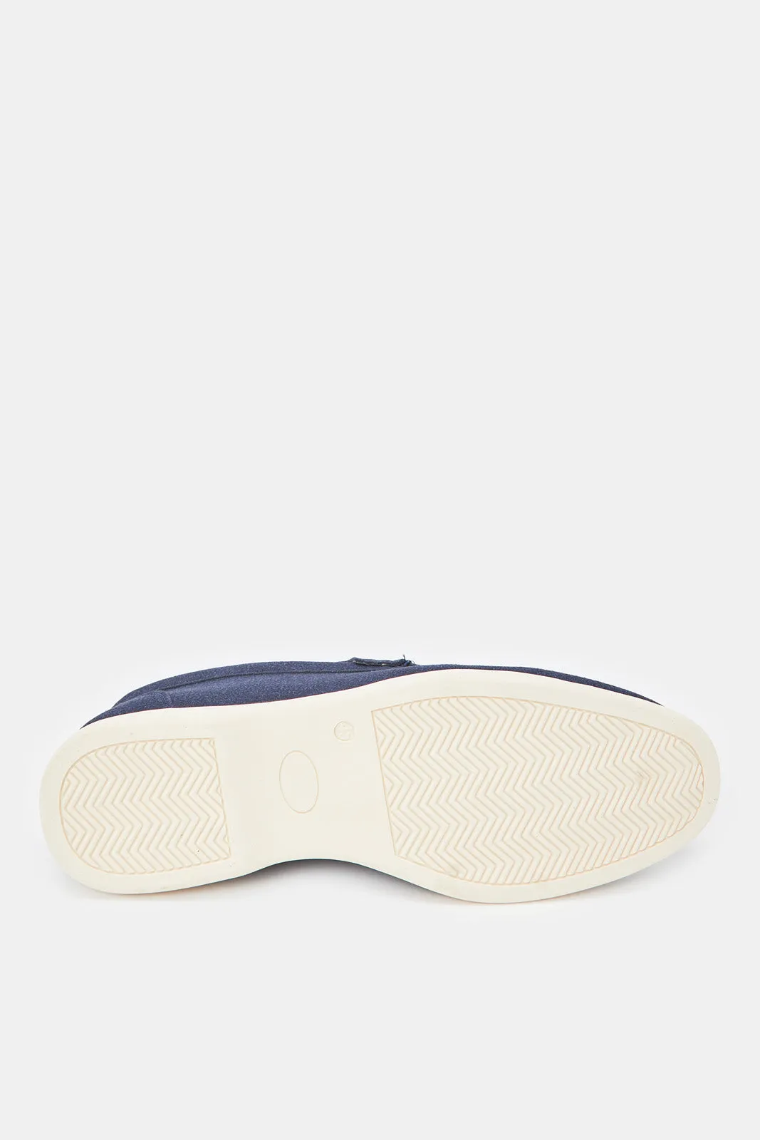 Men Navy Suede Loafer