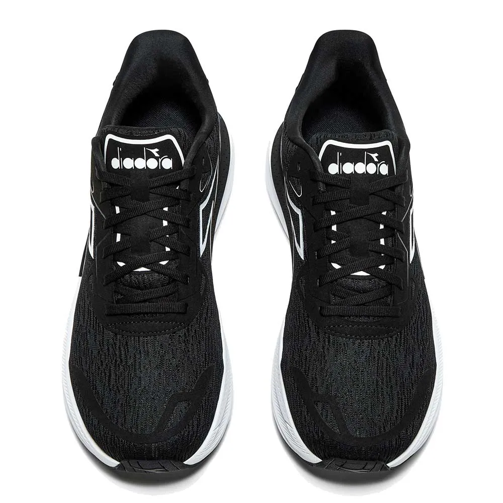 Men's Nucleo 2 Running Shoe - Black/White - Wide (2E)