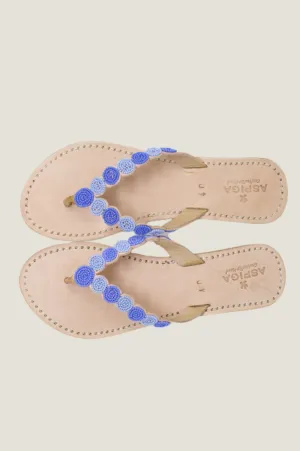 Mini Disc Sandals | Light Blue/Blue
