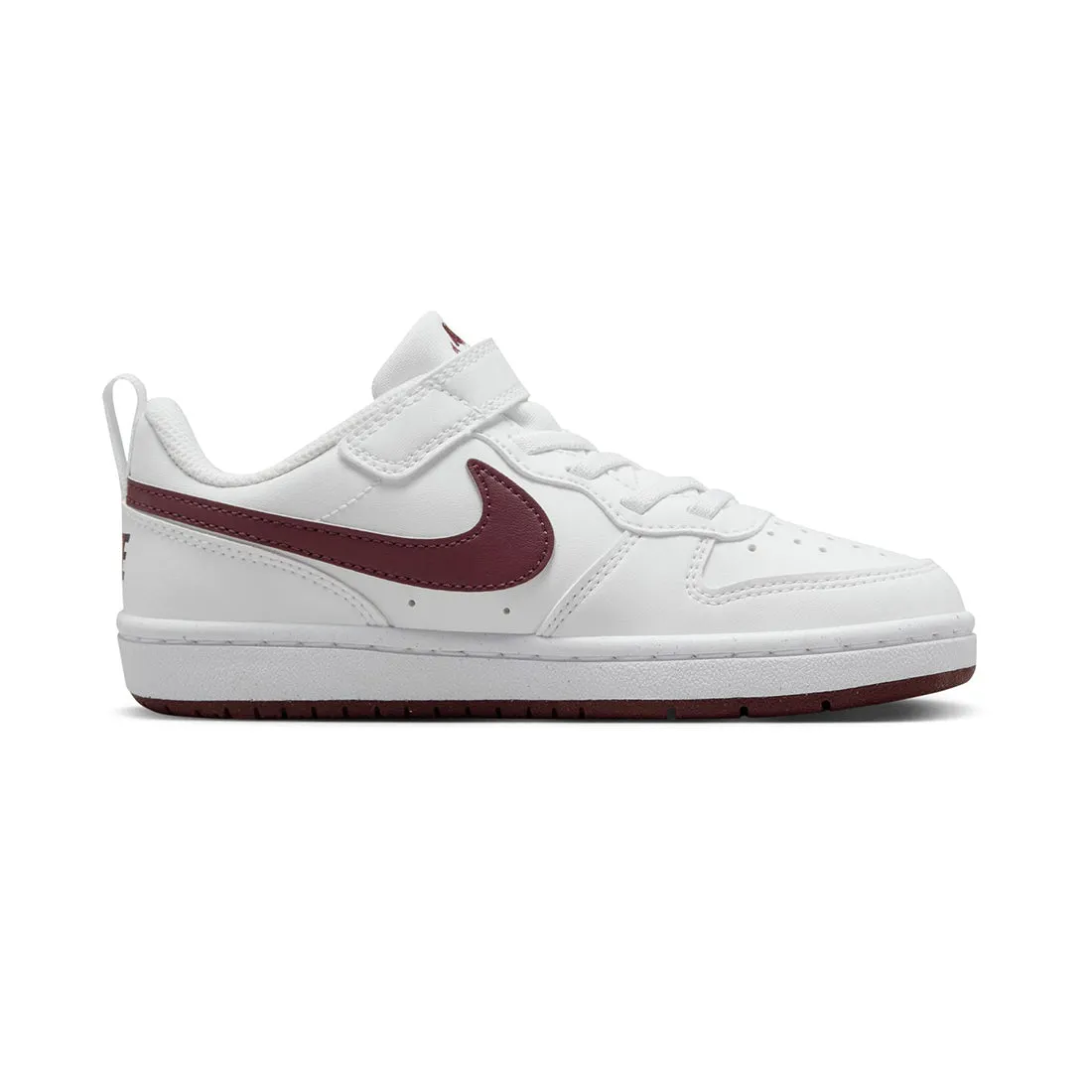 Nike Court Borough Low Recraft Little Kids' Shoes White Maroon
