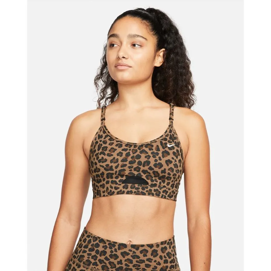 Nike Dri-Fit Indy Women Training Bra Archaeo Brown