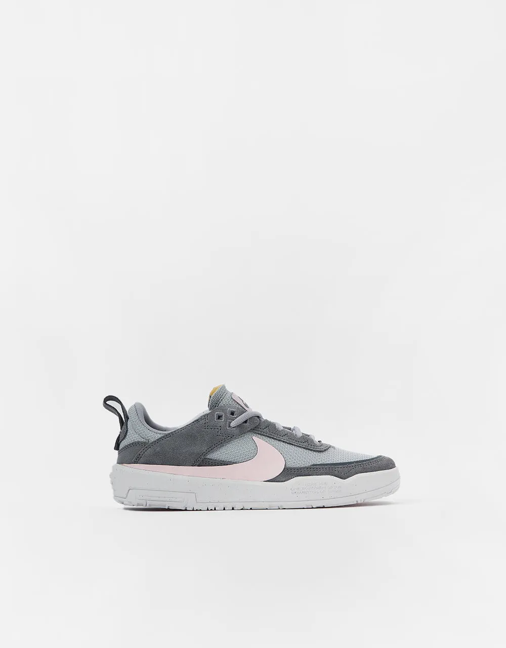 Nike SB Day One GS Kids Skate Shoes - Cool Grey/Pink Foam -Wolf Grey