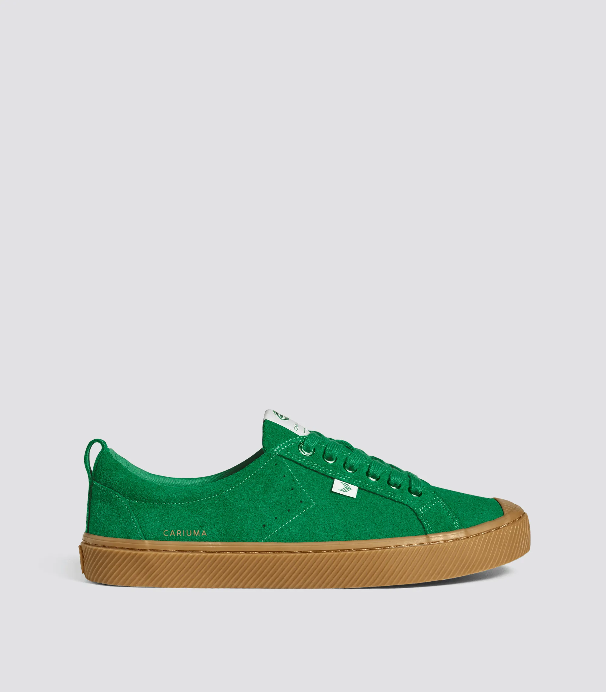OCA Low Gum Fern Green Suede Sneaker Women