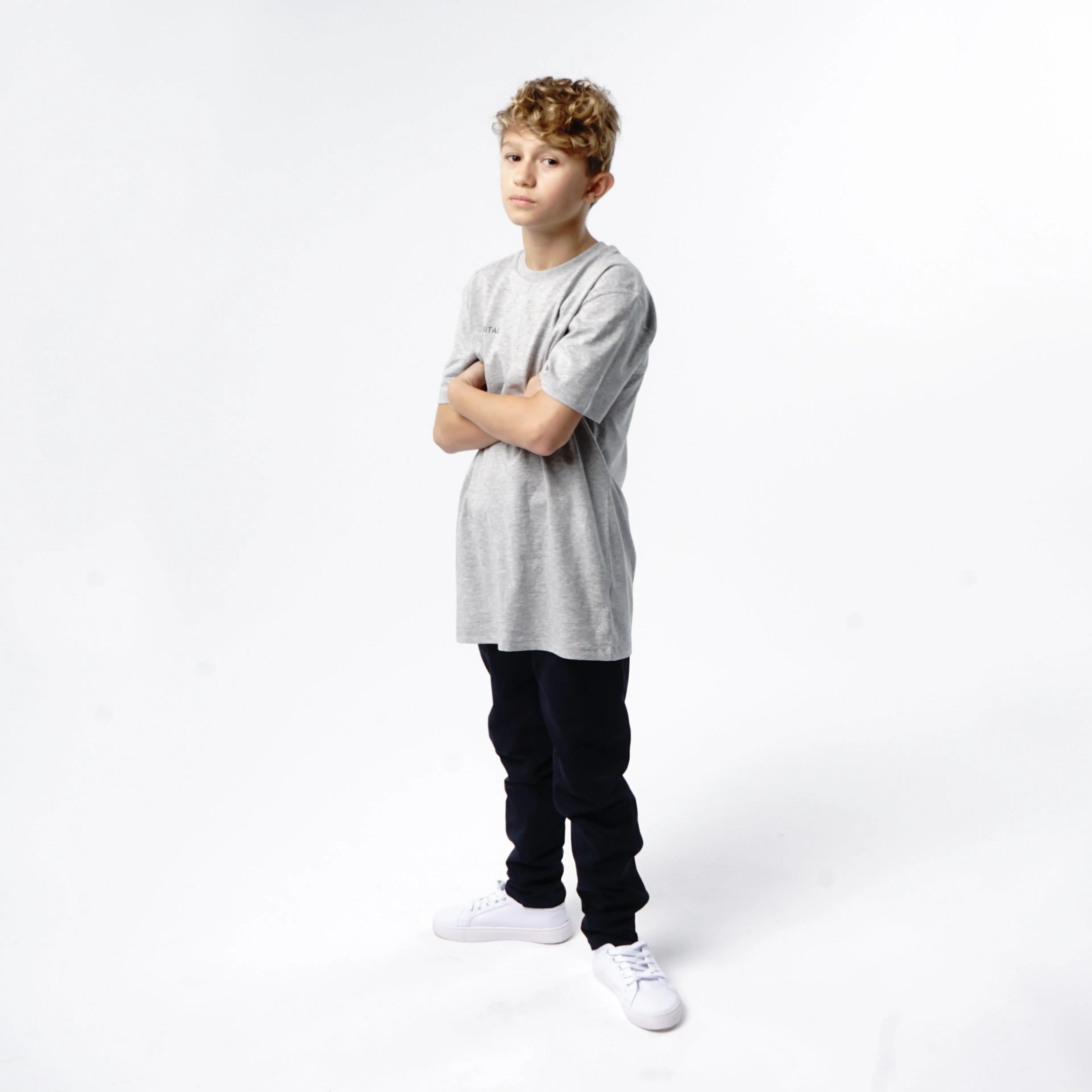 Omnitau Kid's Team Sports Full Zip Tracksuit Pant - Navy