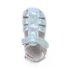 Paley Blue Shimmer Sandals by See Kai Run