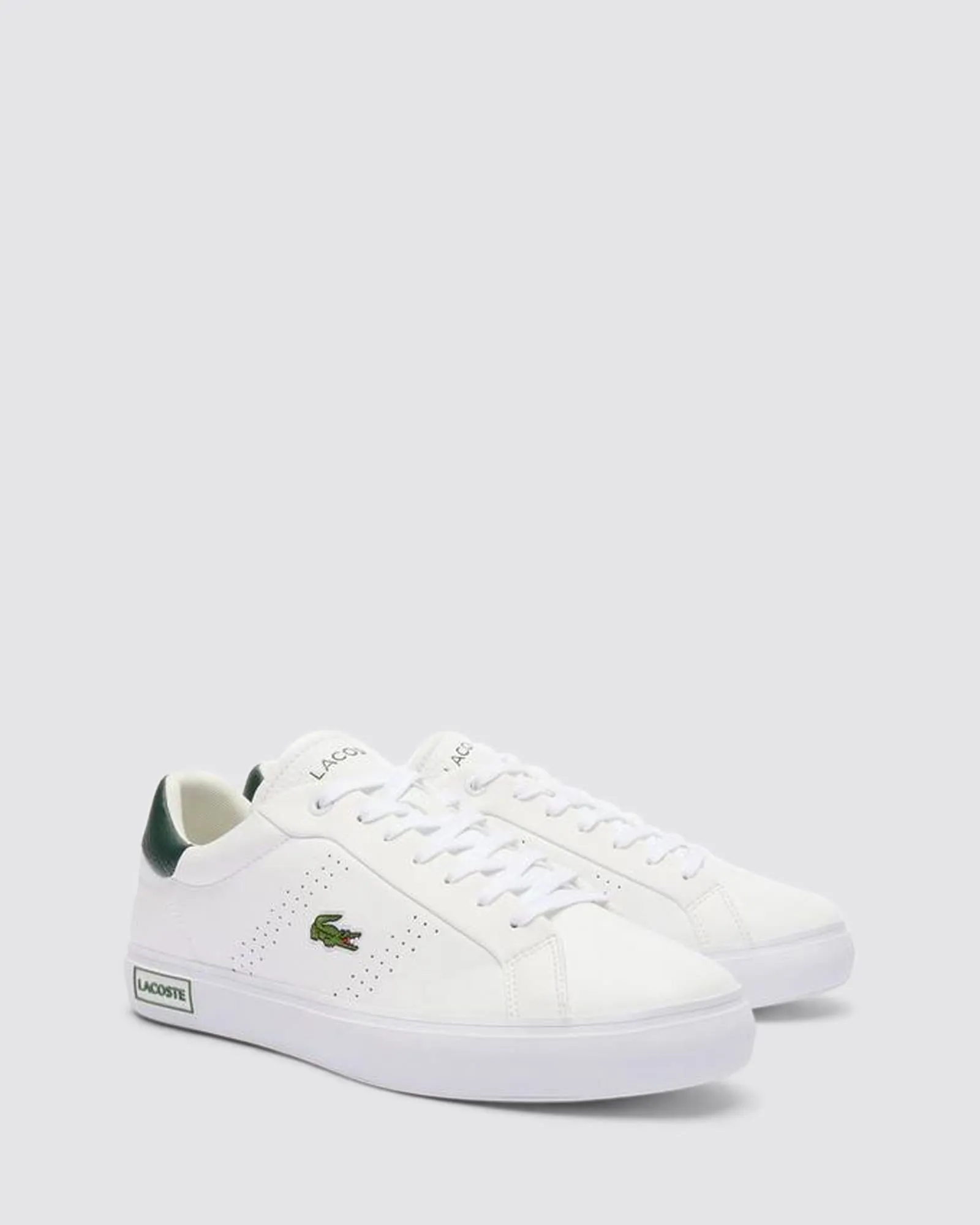 POWERCOURT 2.0 124 SNEAKERS WHITE/GREEN LEATHER