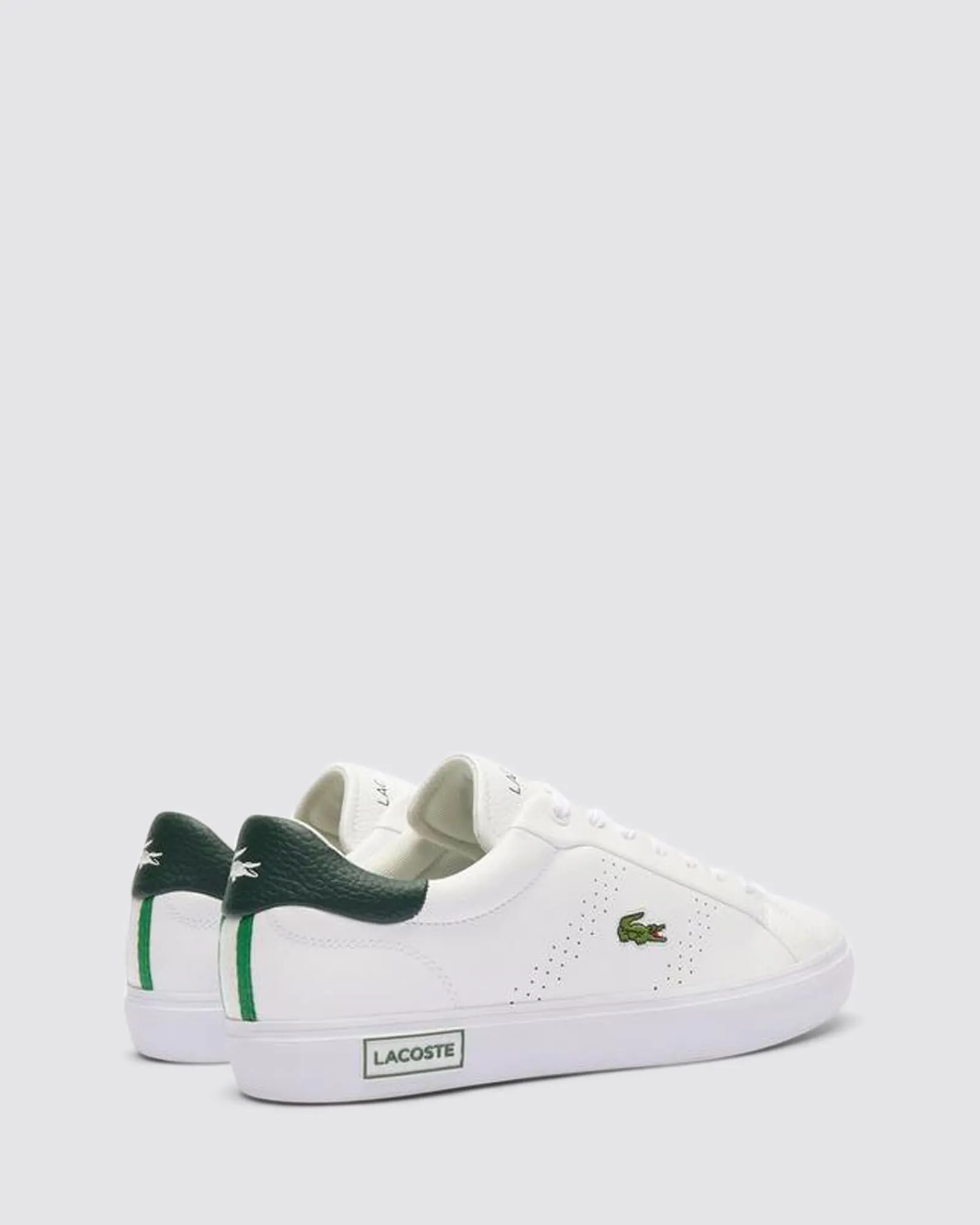 POWERCOURT 2.0 124 SNEAKERS WHITE/GREEN LEATHER