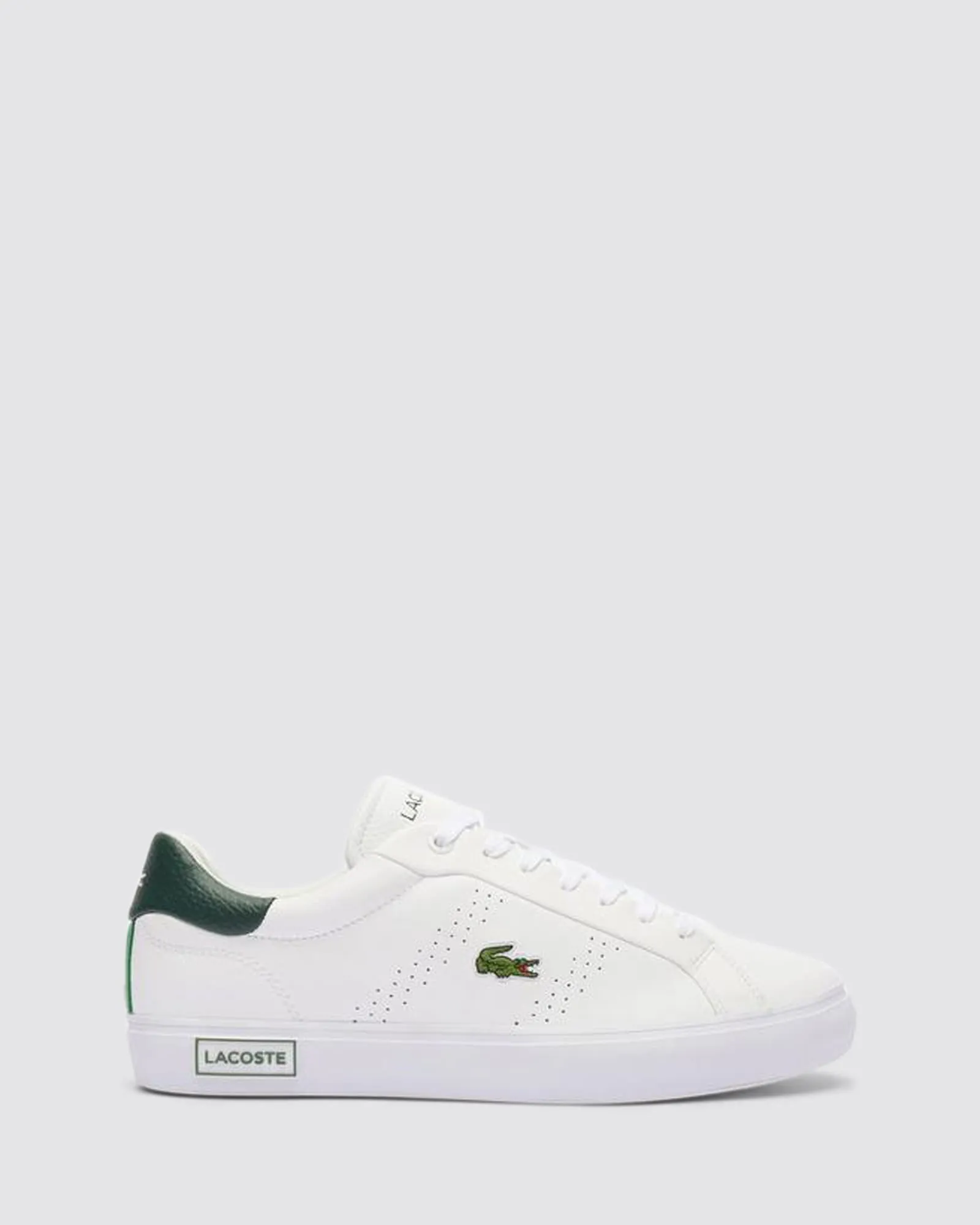 POWERCOURT 2.0 124 SNEAKERS WHITE/GREEN LEATHER
