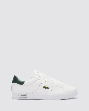 POWERCOURT 2.0 124 SNEAKERS WHITE/GREEN LEATHER