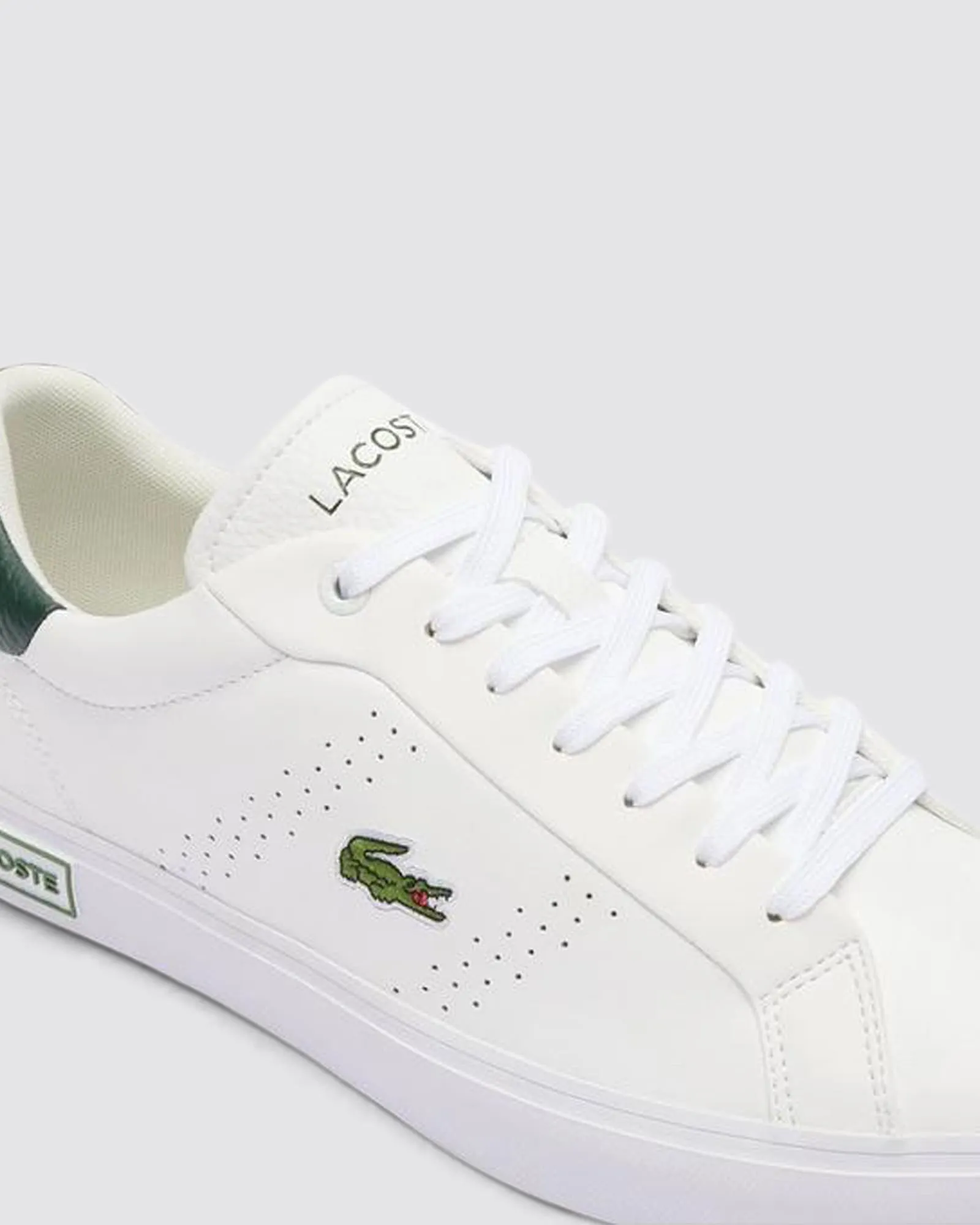 POWERCOURT 2.0 124 SNEAKERS WHITE/GREEN LEATHER
