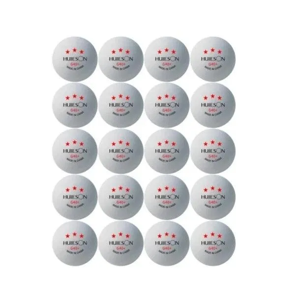 Professional Table Tennis Balls – Durable ABS, Three-Star Rating, High Bounce, and Bright Colors for Training and Matches