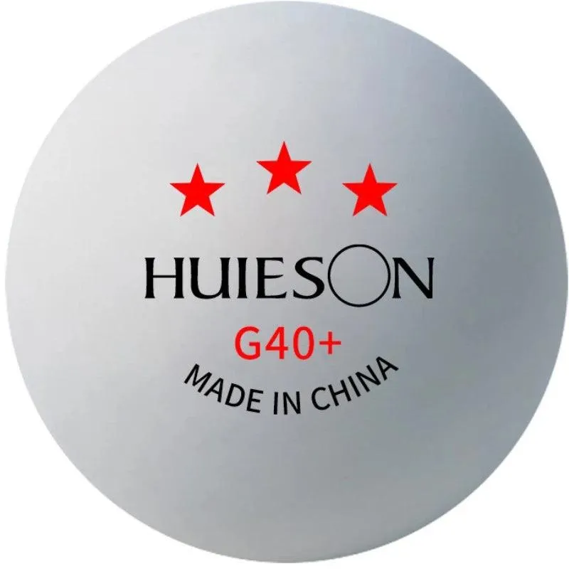 Professional Table Tennis Balls – Durable ABS, Three-Star Rating, High Bounce, and Bright Colors for Training and Matches