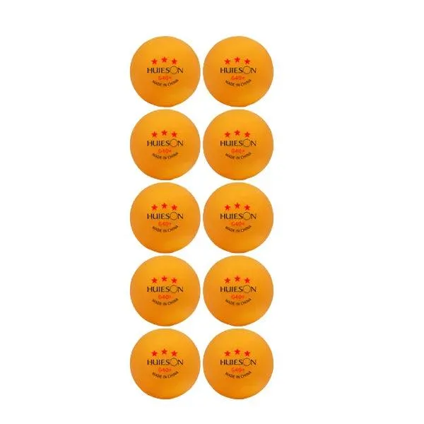 Professional Table Tennis Balls – Durable ABS, Three-Star Rating, High Bounce, and Bright Colors for Training and Matches