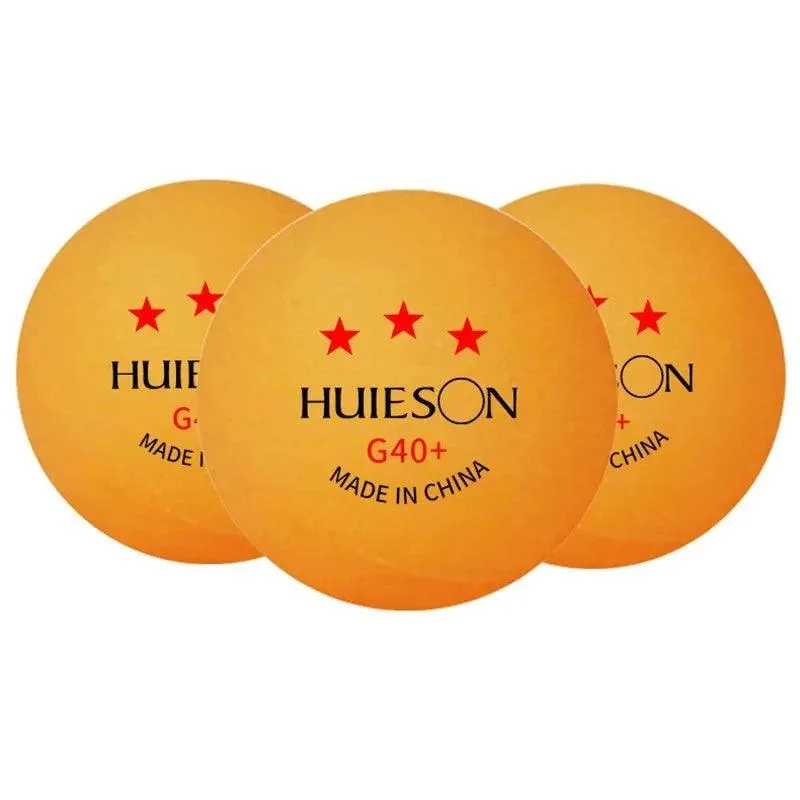 Professional Table Tennis Balls – Durable ABS, Three-Star Rating, High Bounce, and Bright Colors for Training and Matches