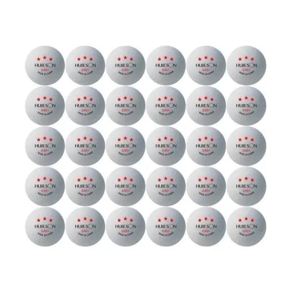 Professional Table Tennis Balls – Durable ABS, Three-Star Rating, High Bounce, and Bright Colors for Training and Matches