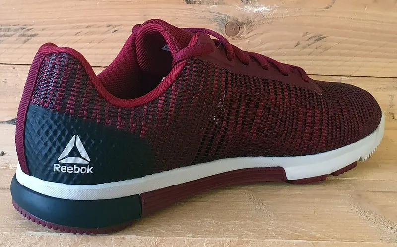 Reebok Training Speed Low Textile Trainers UK8/US9/EU42 CN5502 Burgundy/White