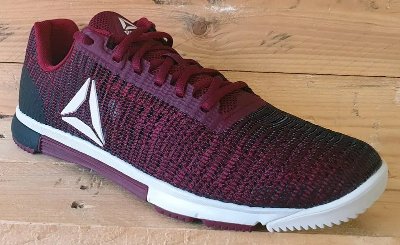 Reebok Training Speed Low Textile Trainers UK8/US9/EU42 CN5502 Burgundy/White
