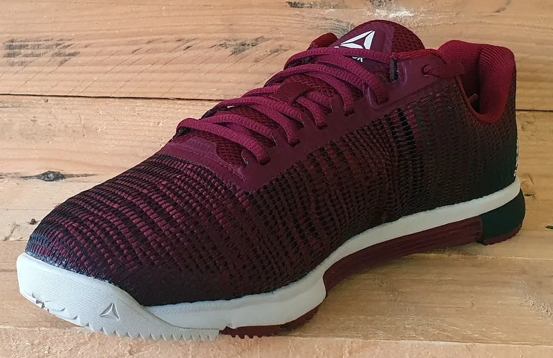 Reebok Training Speed Low Textile Trainers UK8/US9/EU42 CN5502 Burgundy/White