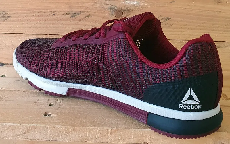 Reebok Training Speed Low Textile Trainers UK8/US9/EU42 CN5502 Burgundy/White