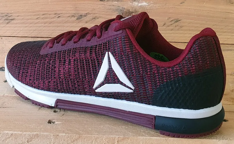Reebok Training Speed Low Textile Trainers UK8/US9/EU42 CN5502 Burgundy/White