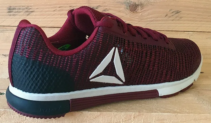 Reebok Training Speed Low Textile Trainers UK8/US9/EU42 CN5502 Burgundy/White