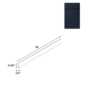 RTA - Elegant Shaker Navy - Plywood Toe Kick - 96"L x 0.12"T