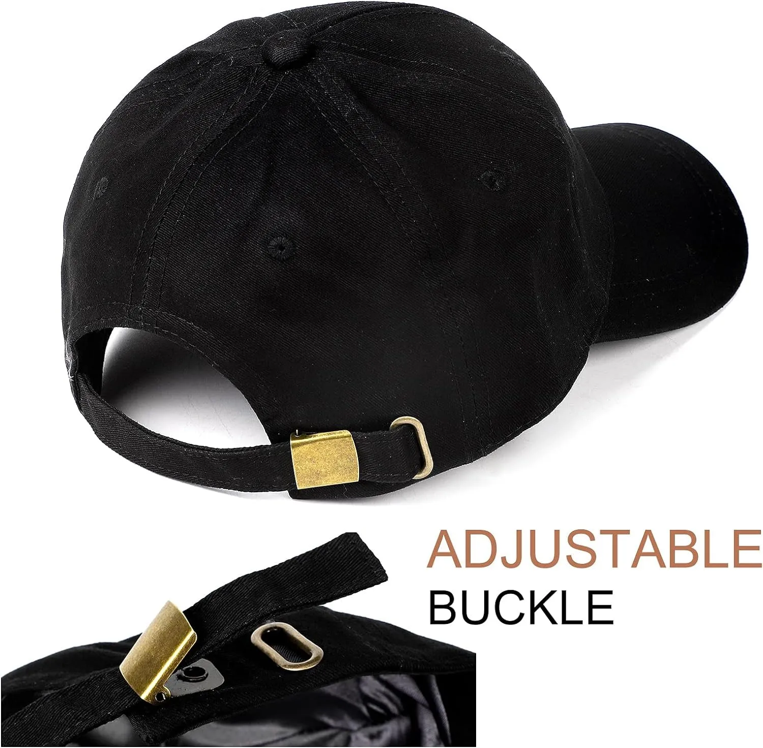 Satin Lined Unisex Baseball Cap - Sporty Strapback Hat