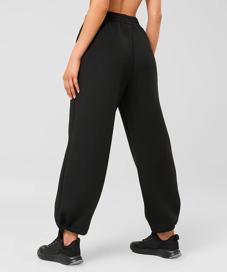 Sculpt Elastic Drawcord Straight Pants | Women's Sports Pants