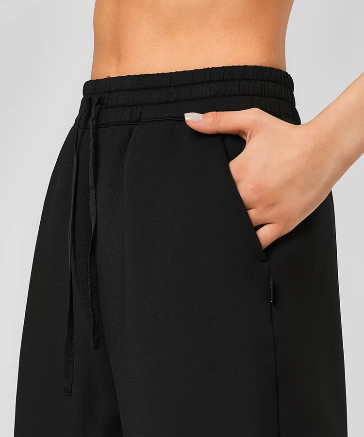 Sculpt Elastic Drawcord Straight Pants | Women's Sports Pants