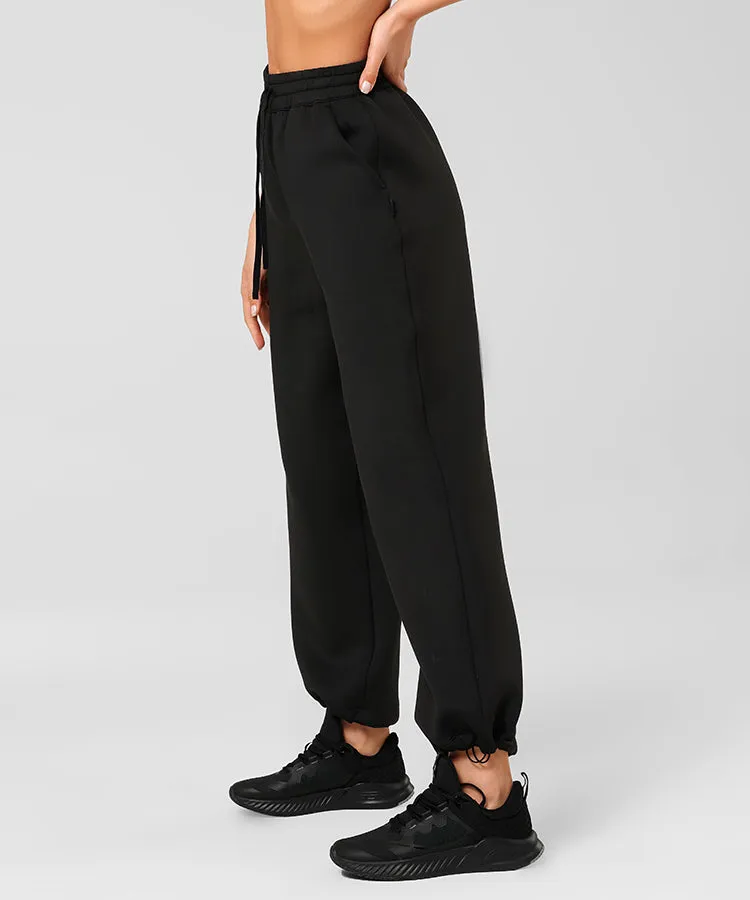 Sculpt Elastic Drawcord Straight Pants | Women's Sports Pants